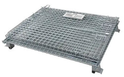 Contenant repliable en métal grillagé