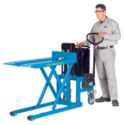Battery positioner, 1000 lbs. capacity, 20.5" x 42.5" forks