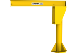 Potence autoportante, capacité de 2000 lb., portée de 20 pieds