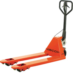 Transpalette avec frein, capacité de 5500 lb., fourches de 27" x 48"