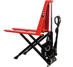 Battery high lift pallet truck, 2200 lbs. capacity, 21.25" x 46" forks