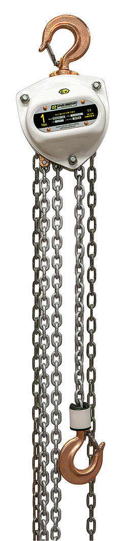 Spark Resistant Chain Hoist, cap. of 1T, 10 ft of lift