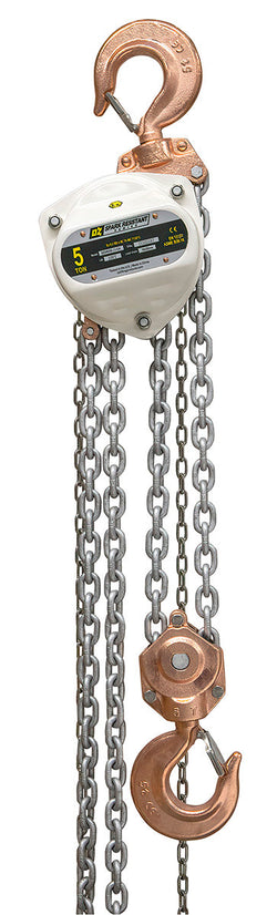Spark Resistant Chain Hoist, cap. of 5T, 20 ft of lift
