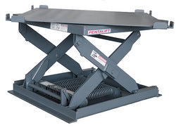 Mechanical pallet positioner, capacity up to 3000 lbs