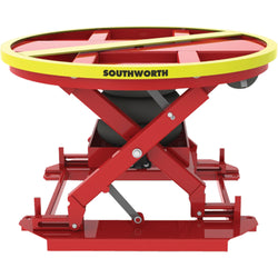 Pneumatic pallet positioner, capacity up to 4500 lbs