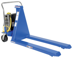 High Rise Pallet Truck, capacity of 2500 lbs.