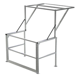 Barrière de sécurité en acier inoxydable pour mezzanine