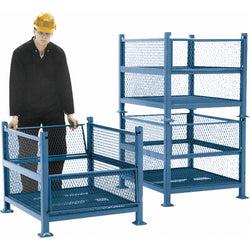 Conteneur en métal grillagé