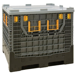 Couvercle pour contenant de vrac pliable