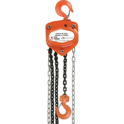 Economical chain hoist, 6000 lbs capacity, 10 feet of lift