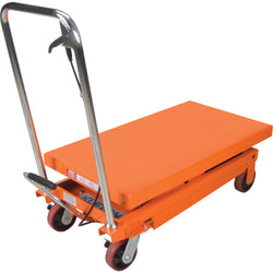 Mobile lifting table, 770 lbs capacity, 36" x 20" platform, raised height up to 51.2"