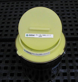 enpac poly-pail, 3005-ye, 3051-YE, entonnoir enpac, tresk