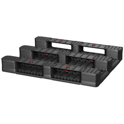 Heavy-duty plastic pallet, 48" x 40""