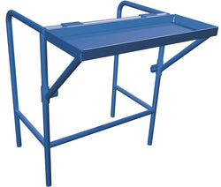 Mechanic's mobile ladder, 6 steps, with tool tray