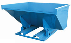 Trémie autobasculante en acier, cap. de 2 verge cube, épaisseur de 1/8"