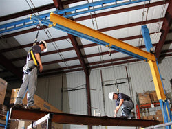 Jib Crane Style Fall Protection System