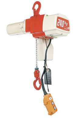 Palan électrique ultra-léger, capacité de 240 kg, 10 pi. de levage, 115V, 2 vitesses
