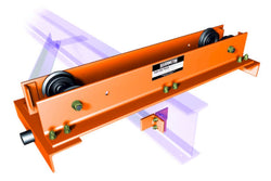 Bridge crane end trucks, capacity of 2 tons