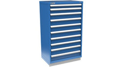 Modular cabinet 36" x 24" x 60", 10 drawers, 240 compartments