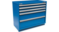 Modular cabinet 48" x 24" x 40", 5 drawers, 54 compartments
