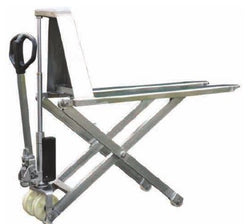 Transpalette gerbeur en acier inoxydable, capacité de 2200 lb., fourches de 27" x 45"