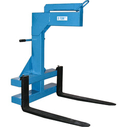 Pallet lifter with adjustable forks, 1000 lbs. capacity, 42" forks