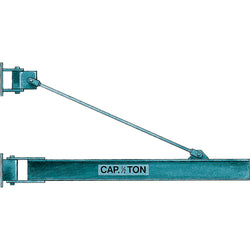 WB type wall mount jib crane, 2,000 lbs capacity, 10 feet span