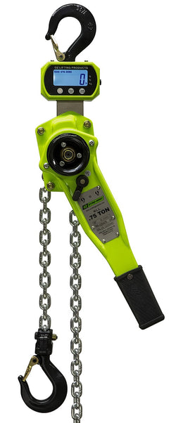 Palan à levier avec dynamomètre, cap. de 1.5T