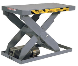 Table élévatrice, capacité de 2500 lb, hauteur levée jusqu'à 43"