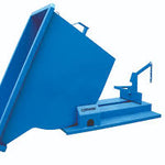 Self-dumping steel hopper, cap. 3/4 cubic yard, 1/8" thickness