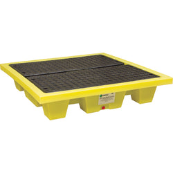 4 drums containment pallet, 54" x 54" x 12" H