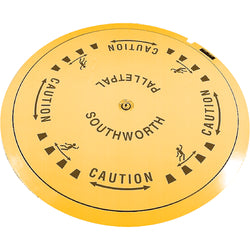 Low profile rotating disc, 4000 lbs capacity