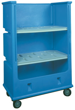 Convertible laundry cart, 46 cubic feet, 1,500 lbs capacity