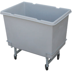 Elevated plastic cart, 7 cubic feet, 200 lbs capacity
