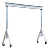 Portique en aluminium à hauteur ajustable, cap. de 6000 lb, largeur de 10 pieds
