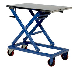 Mechanical scissor mobile table, 660 lbs capacity