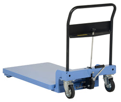 Low profile mobile lift table, 900 lbs capacity