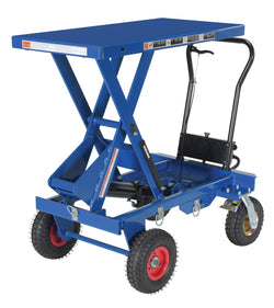 Pneumatic Tire Elevating Cart, cap. of 1500 lbs. 