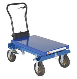 Pneumatic Tire Elevating Cart, cap. of 600 lbs. 