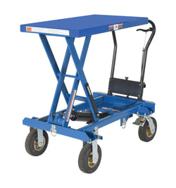 Pneumatic Tire Elevating Cart, cap. of 600 lbs. 