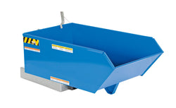 Low profile self-dumping hopper, cap. 1/2 cubic yard, cap. of 6000 lbs.