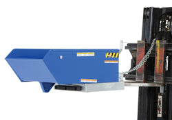 Low profile self-dumping hopper, cap. 1/2 cubic yard, cap. of 2000 lbs.