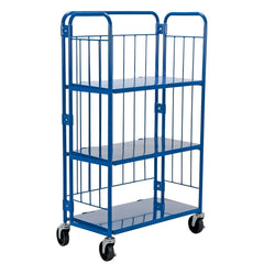 3-sided folding cart, 3 shelves