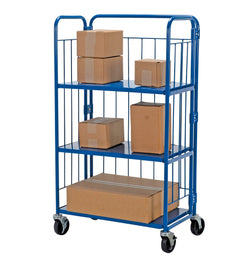 3-sided folding cart, 3 shelves