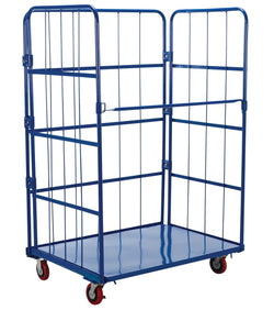 3-sided folding cart, 1 shelf