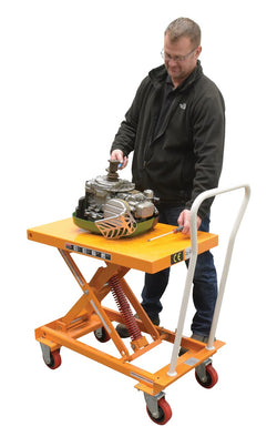 Table mobile auto-élévatrice, capacité de 400 lb