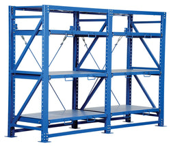 Double Heavy Duty Roll-Out Shelving
