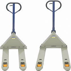 Transpalette ajustable sur la largeur