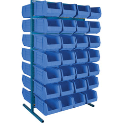 Stationary Bin Racks - Double-Sided