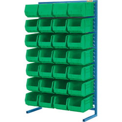 Stationary Bin Racks - Single-Sided